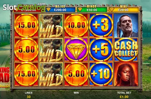 Скрин3. The Walking Dead Cash Collect слот