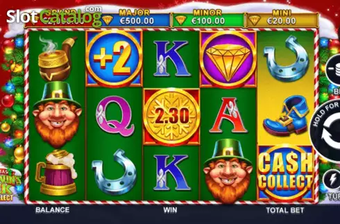 Скрин2. Leprechauns Luck Cash Collect Christmas слот