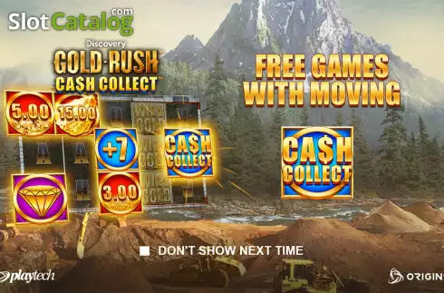 Скрин2. Gold Rush Cash Collect слот