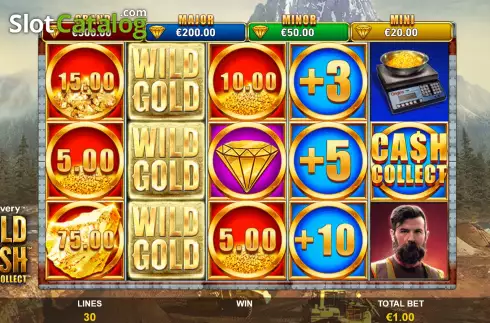 Скрин3. Gold Rush Cash Collect слот