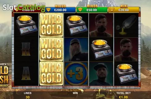 Скрин5. Gold Rush Cash Collect слот