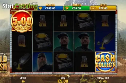 Скрин6. Gold Rush Cash Collect слот