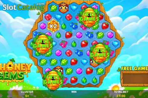 Скрин9. Honey Gems слот