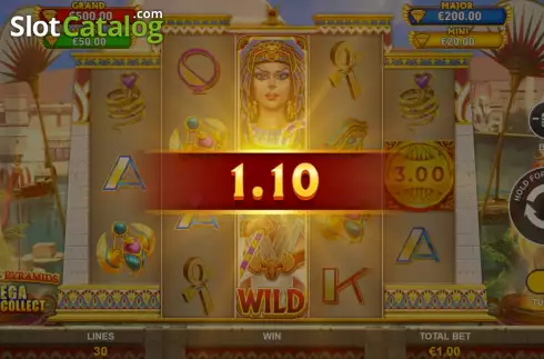 Скрин4. Mega Cash Collect: Queen of the Pyramids слот
