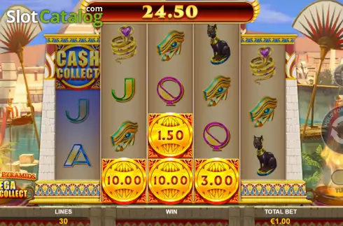 Скрин6. Mega Cash Collect: Queen of the Pyramids слот