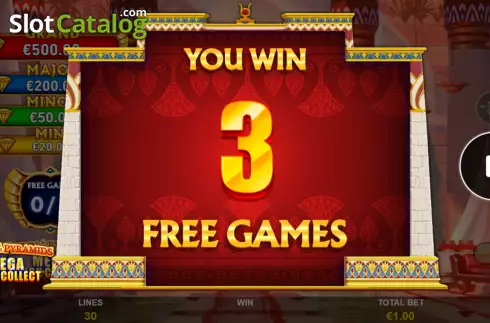 Скрин9. Mega Cash Collect: Queen of the Pyramids слот