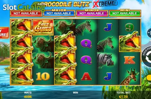 Скрин3. Crocodile Blitz Extreme слот