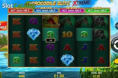 Скрин4. Crocodile Blitz Extreme слот