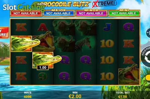 Скрин5. Crocodile Blitz Extreme слот