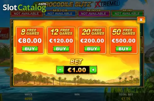 Скрин6. Crocodile Blitz Extreme слот