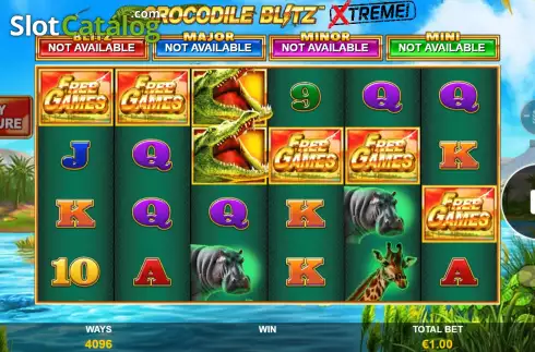 Скрин8. Crocodile Blitz Extreme слот