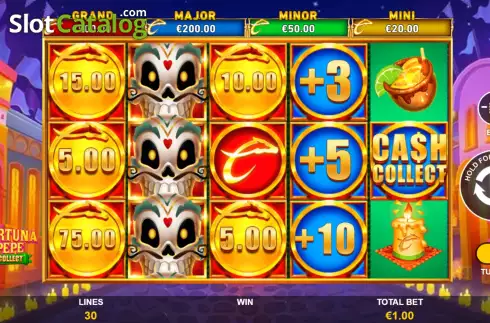 Скрин3. La Fortuna De Pepe: Cash Collect слот