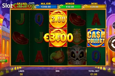 Скрин4. La Fortuna De Pepe: Cash Collect слот