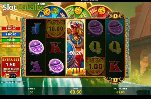 Скрин4. Azteca Cash Collect слот