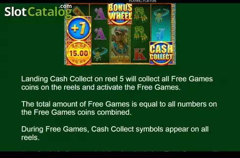 Скрин9. Azteca Cash Collect слот