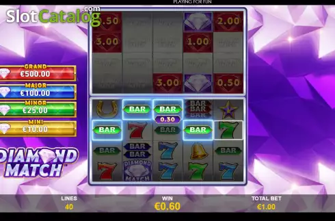 Скрин3. Diamond Match слот