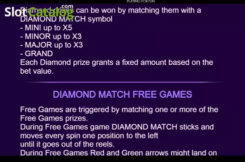 Скрин9. Diamond Match слот