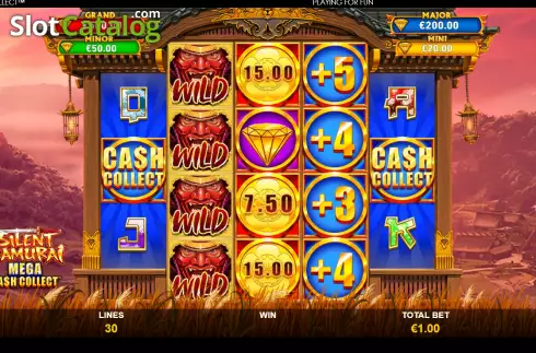 Скрин2. Silent Samurai Mega Cash Collect слот