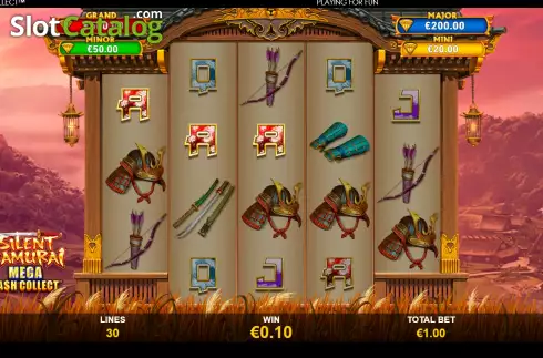 Скрин3. Silent Samurai Mega Cash Collect слот