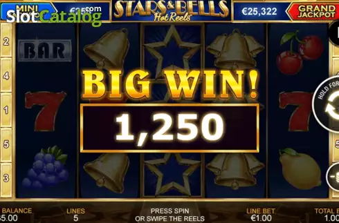 Скрин3. Stars&Bells Hot Reels слот