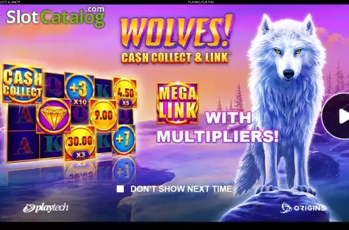 Скрин2. Wolves! Cash Collect & Link слот