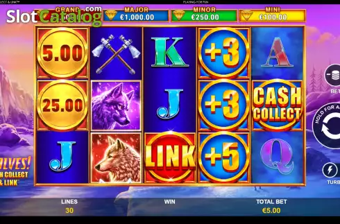 Скрин3. Wolves! Cash Collect & Link слот