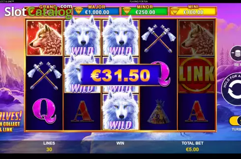 Скрин6. Wolves! Cash Collect & Link слот