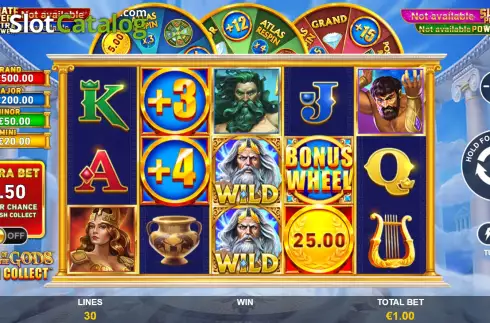 Скрин3. Age Of The Gods Cash Collect слот
