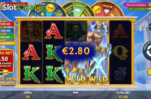 Скрин5. Age Of The Gods Cash Collect слот