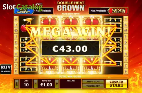 Скрин7. Double Heat Crown слот