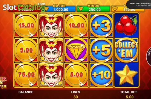 Скрин2. Joker Rush: Collect Em слот
