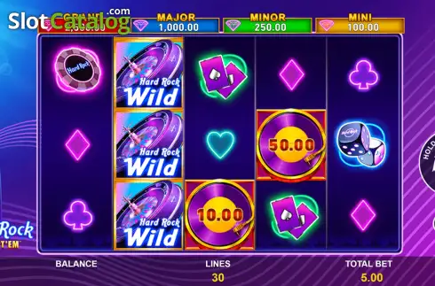 Скрин2. Hard Rock: Collect'Em слот
