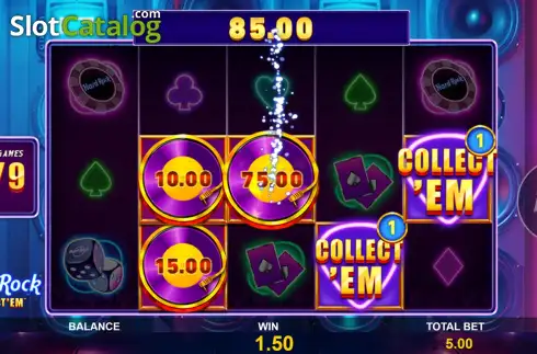 Скрин3. Hard Rock: Collect'Em слот