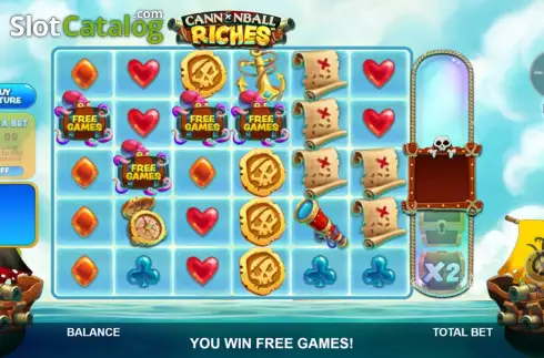 Скрин2. Cannonball Riches слот