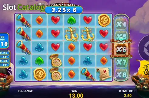 Скрин3. Cannonball Riches слот