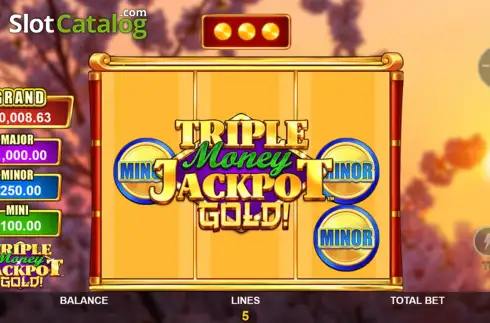 Скрин3. Triple Money Jackpot Gold слот