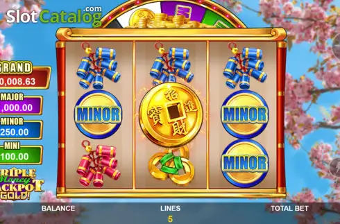 Скрин2. Triple Money Jackpot Gold слот