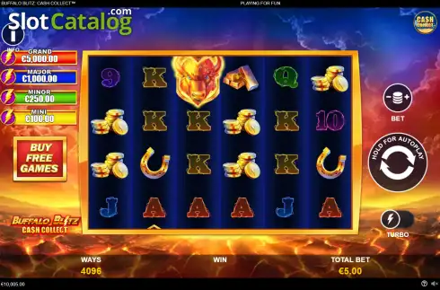 Скрин2. Buffalo Blitz Cash Collect слот