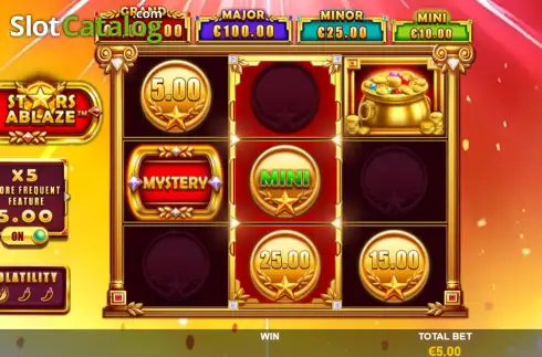 Скрин2. 9 Stars Ablaze слот