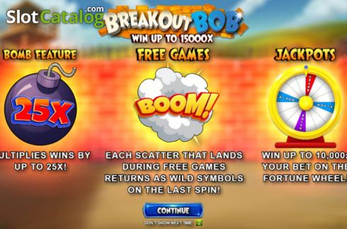 Скрин2. Breakout Bob слот