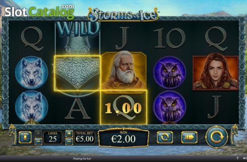 Скрин3. Storms of Ice слот