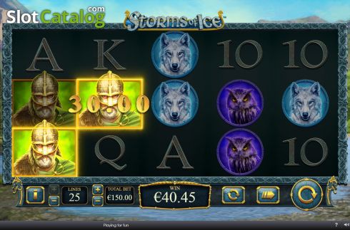 Скрин4. Storms of Ice слот