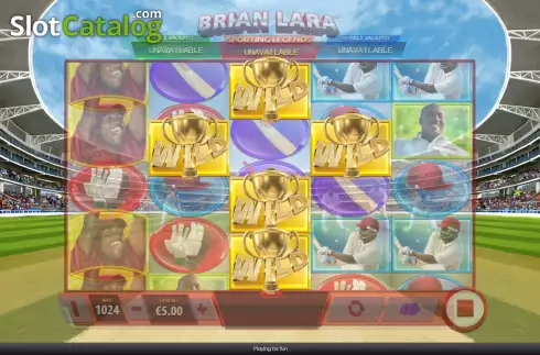 Скрин5. Brian Lara Sporting Legends слот