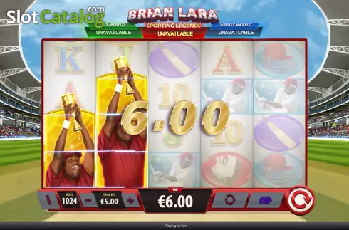 Скрин6. Brian Lara Sporting Legends слот