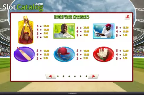 Скрин8. Brian Lara Sporting Legends слот