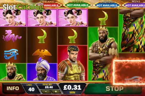 Скрин8. Rulers of the World: Empire Treasures слот