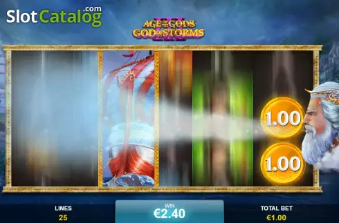Скрин9. Age of the Gods: God of Storms 3 слот
