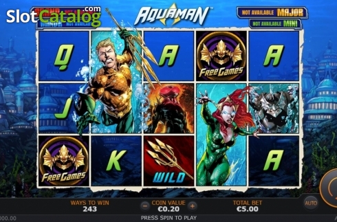 Скрин3. Aquaman слот