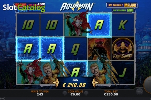 Скрин4. Aquaman слот