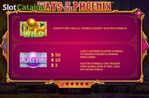 Скрин5. Ways of the Phoenix слот